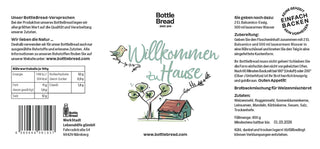BottleBread "Willkommen zu Hause" personalisierbar