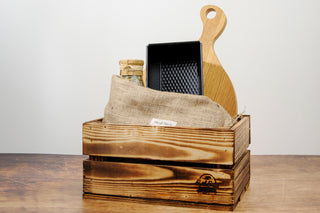 BottleBread Geflammte Holzkiste